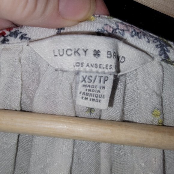 Lucky Brand Boho Blouse - Size XS - Gently Worn - Picture 3 of 4